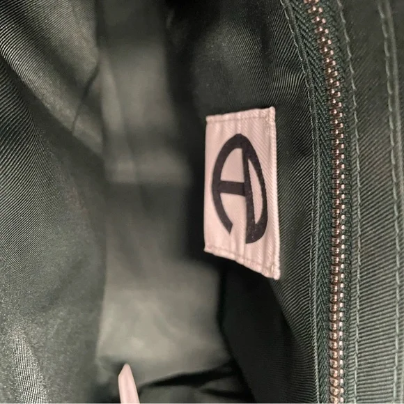 Telfar Large Shopping Bag Green Vegan Leather Tote Crossbody + Dust Bag - Picture 4 of 10